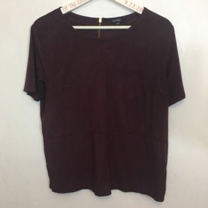 Burgundy Dress Top
